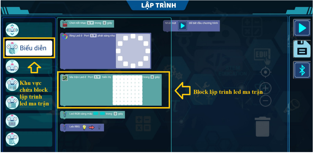 matrix noi lay led matrix